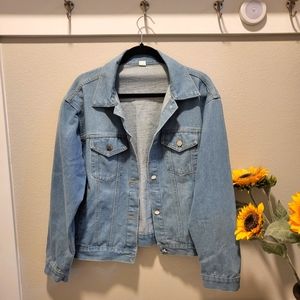 Oversized denim jacket-size M/L
